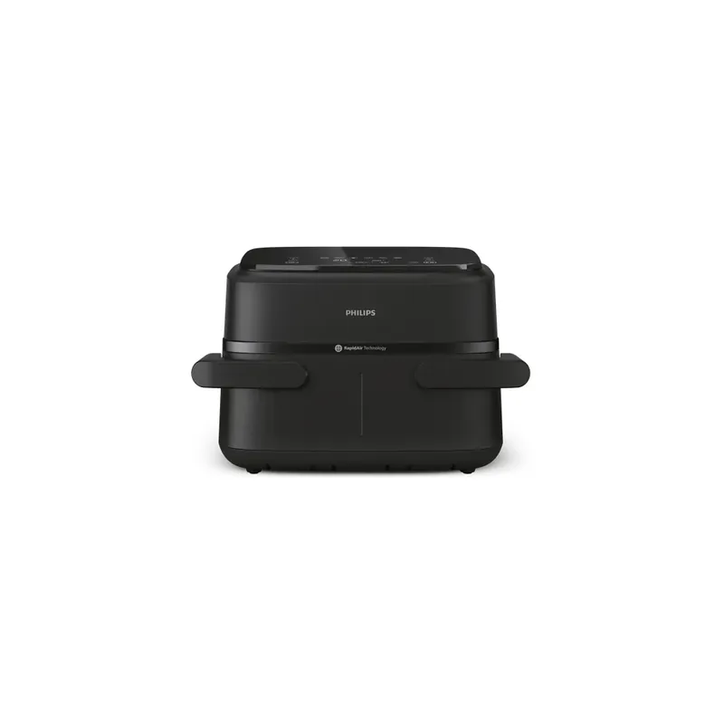 Noutate PHILIPS NA150/00 Airfryer 1000 DualBasket Aer fierbinte cuptor Negru