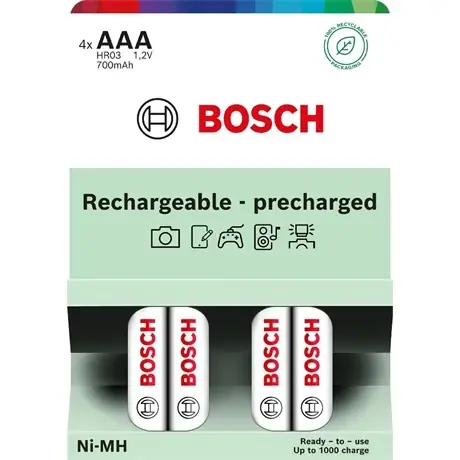 Ofertă exclusivă BOSCH Rechargeable mikro creion akku (AAA) 700mAh 4buc