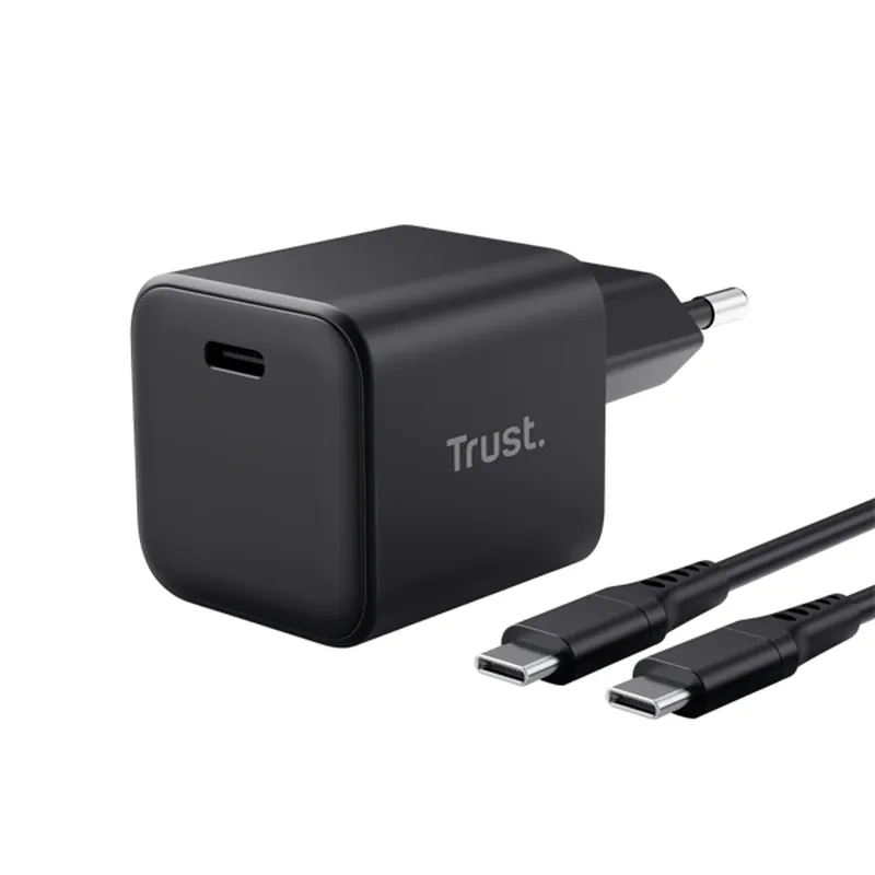TRUST Maxo Ultra-small 65W USB-C încărcător negru 26046 Preț redus
