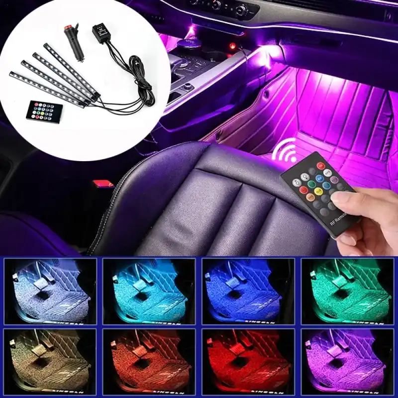 Led spațiu pentru picioare iluminare set Reduceri