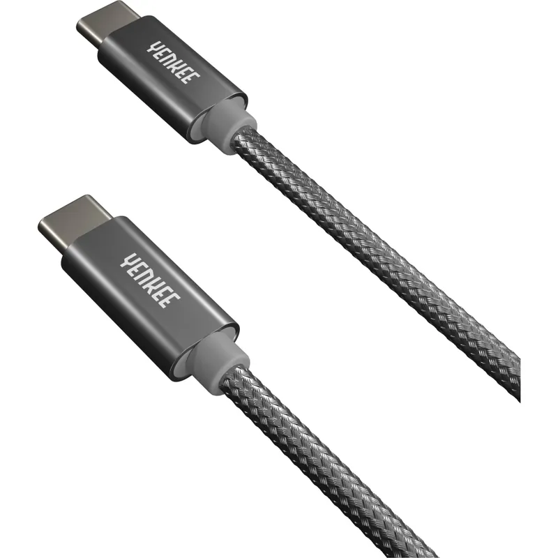 YENKEE USB 2.0 Type C Conector Silver 1m YCU C101 SR Retur ușor