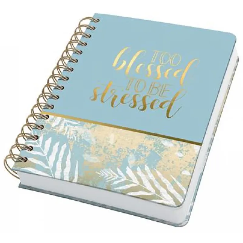 SIGEL Jolie Caiet cu spirale 168x215 mm pontrácsos 120 lap Hardcover Heavenly Leaves Ofertă specială