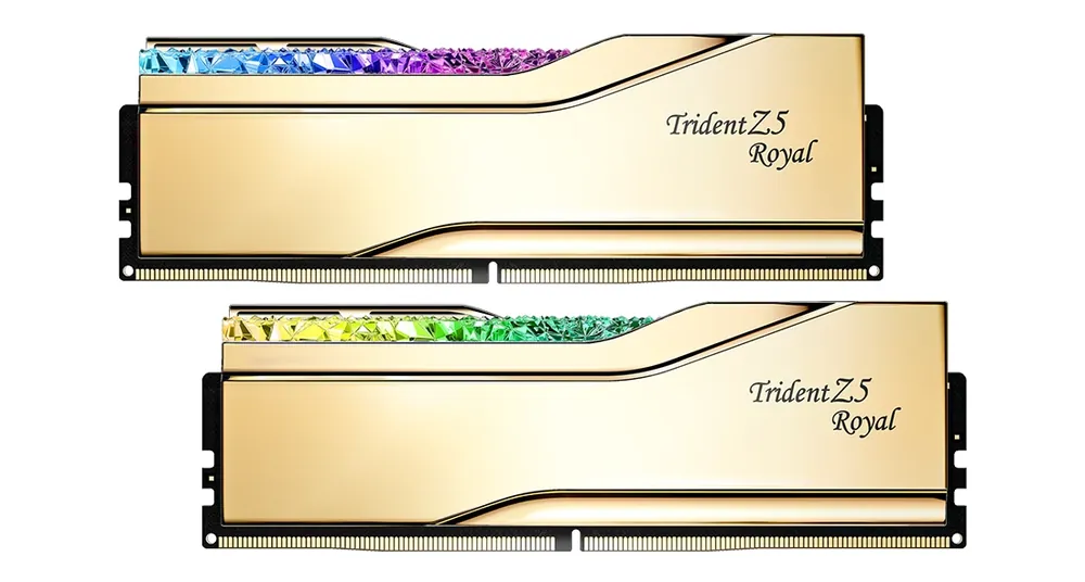 Plată sigură G.SKILL 32GB Trident Z5 Royal DDR5 6000MHz CL28 KIT F5-6000J2836G16GX2-TR5G