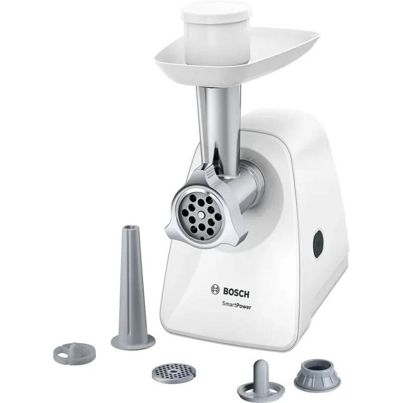 BOSCH MFW2520W SmartPower Tocător carne 1500W alb Retur ușor