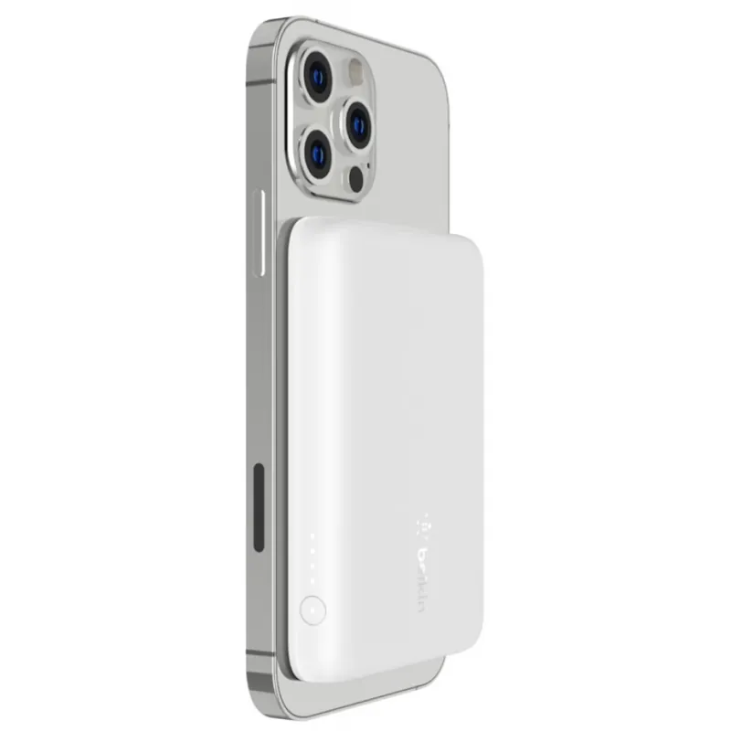 Plată sigură BELKIN Boost Charge magnetic cablu fără Power Bank 2500mAh alb