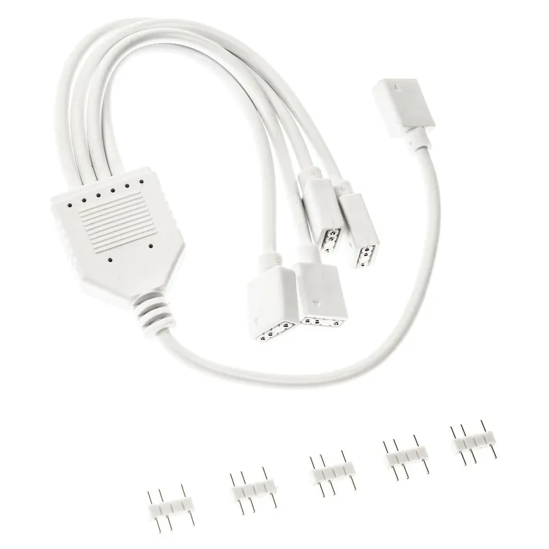 Expediere rapidă KOLINK ARGB 4-es splitter 30cm alb