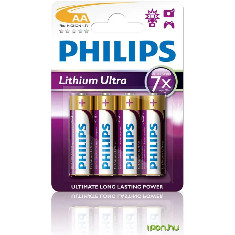 PHILIPS Ultra lithium creion element (AA) 4buc Premium