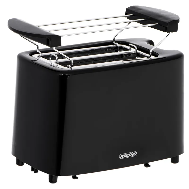 Calitate înaltă MESKO MS 3220 prăjitor de pâine 2 felie 900 W negru