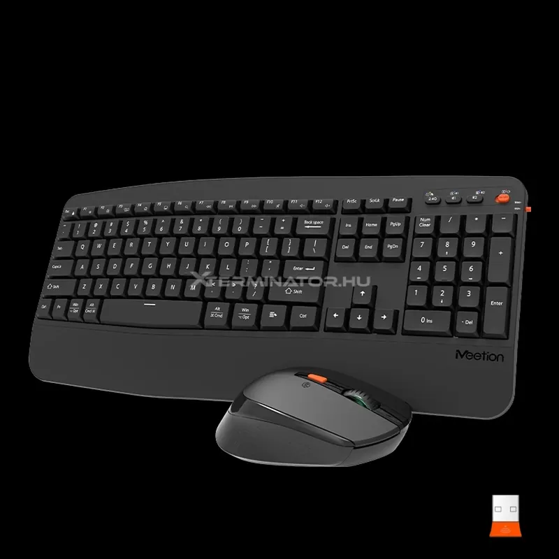 Premium MEETION Director A Wireless engleză set negru DIREKTOR