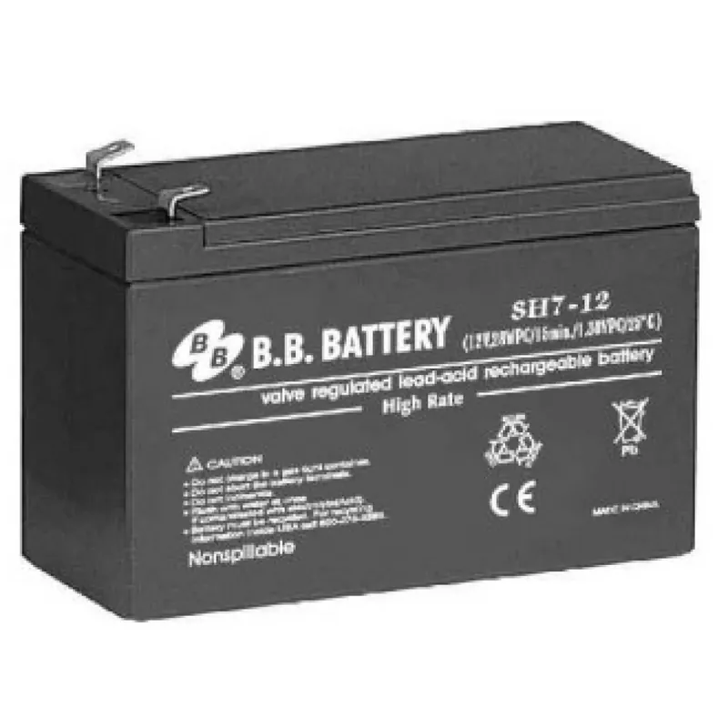 BB BATTERY SH7-12_T2 închis întreținere gratuit acumulator Preț promoțional