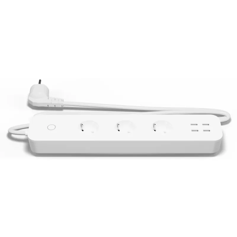 TESLA SMART TSL-SPL-3-4USB 3 priză Splitter 4x USB 1.8m alb cu comutator Preț redus
