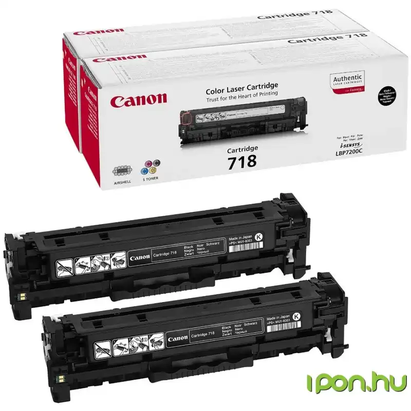 Preț mic CANON CRG-718B TWIN ORIGINAL