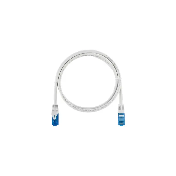 NIKOMAX UTP CAT6 Conector Alb 20m NMC-PC4UE55B-ES-200-C-WT Livrare gratuită