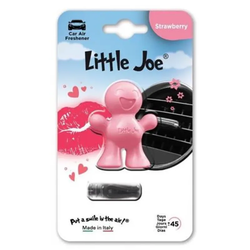 Preț mic LITTLE JOE Odorizant auto în orificiul de aerisire Strawberry roz