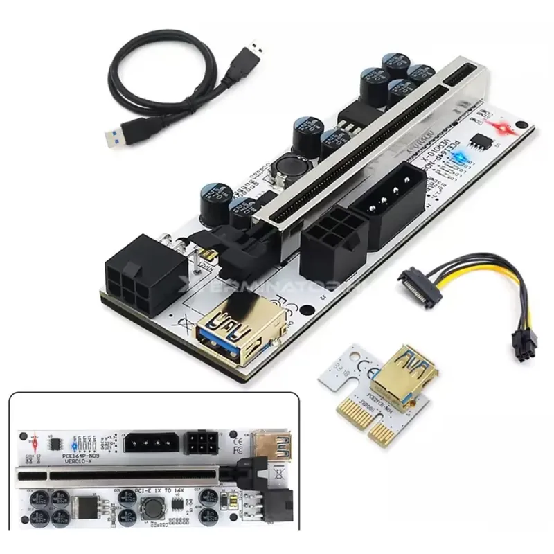 VER 010-X PCI-E Riser card Noutate