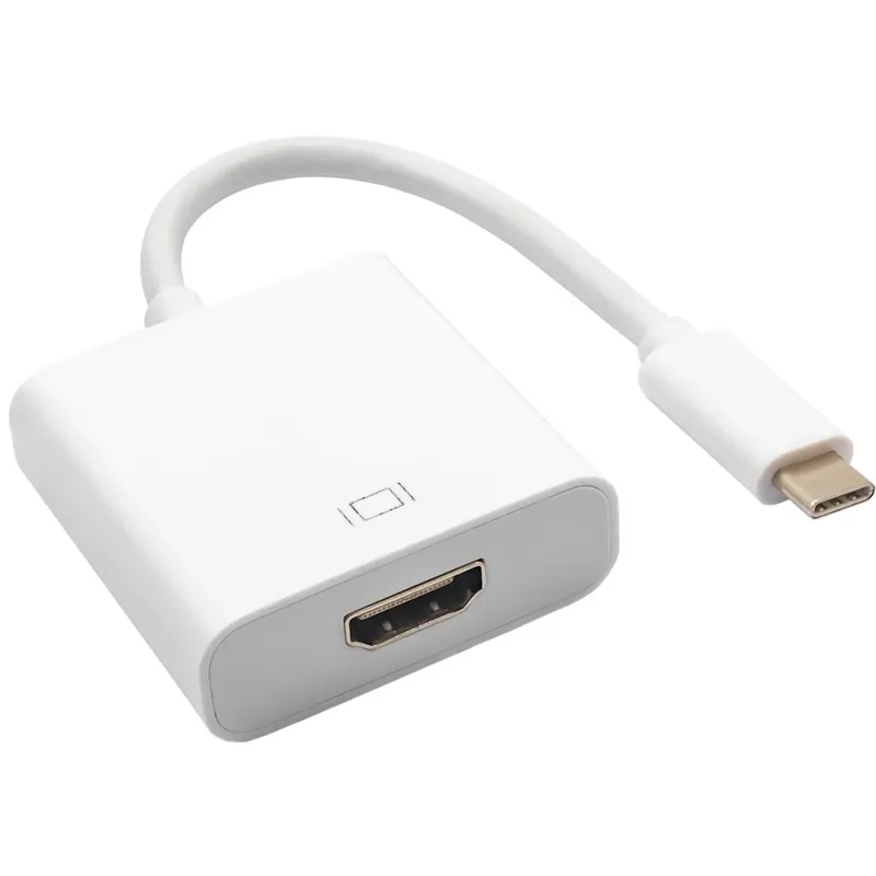 Transport gratuit AKYGA USB 3.1 Type C HDMI Convertor Alb 15cm AK-AD-53