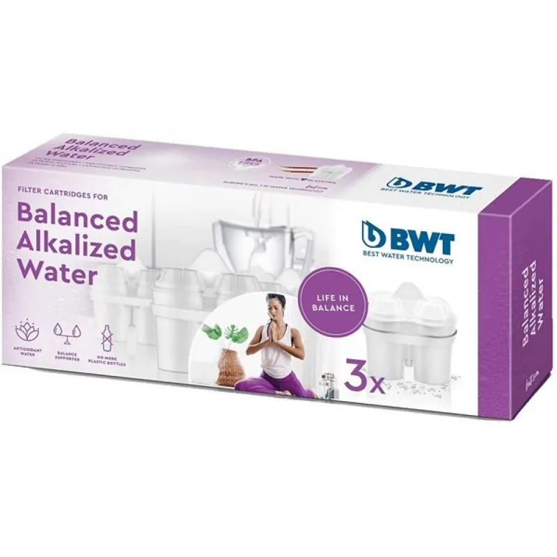 Ofertă BWT 814463 Balanced Alkalized 3 buc filtru apă patron