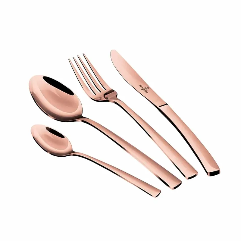 BERLINGER HAUS BH/2637A Black Rose Collection tacâmuri set 24 cu părţi Livrare expres