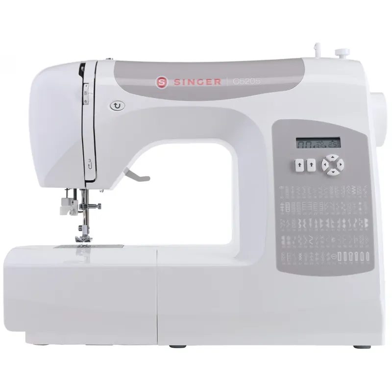 Retur ușor SINGER C5205 mașină de cusut alb / gri