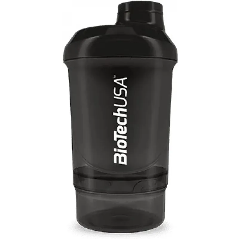 BIOTECH USA Wave Shaker Keverőpalack 600 ml fum negru Mai ieftin