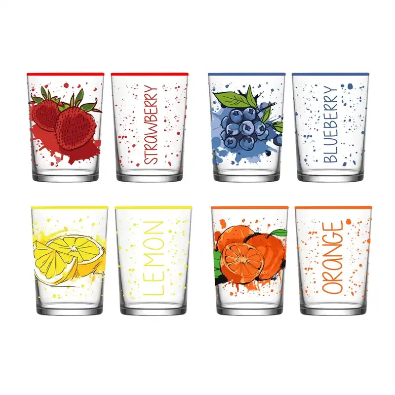 Comandă acum HEREVIN 131701-000 sticlă 520ml Blueberries Lemon sau Orange model