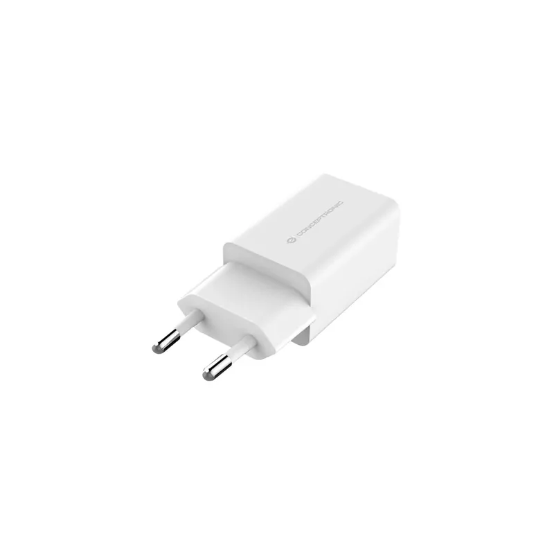 Disponibil imediat CONCEPTRONIC 2-Port 12W USB Charger USB-A x 2 alb