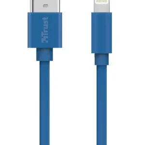 TRUST USB Lightning Încărcător/date Albastru 1m 20128 Discount