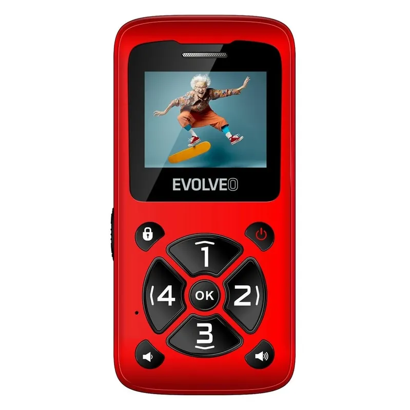 Lichidare de stoc EVOLVEO EasyPhone ID EP400 roșu
