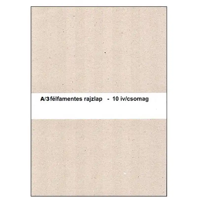Popular A3 félfamentes rajzlap 10 bucată / pachet