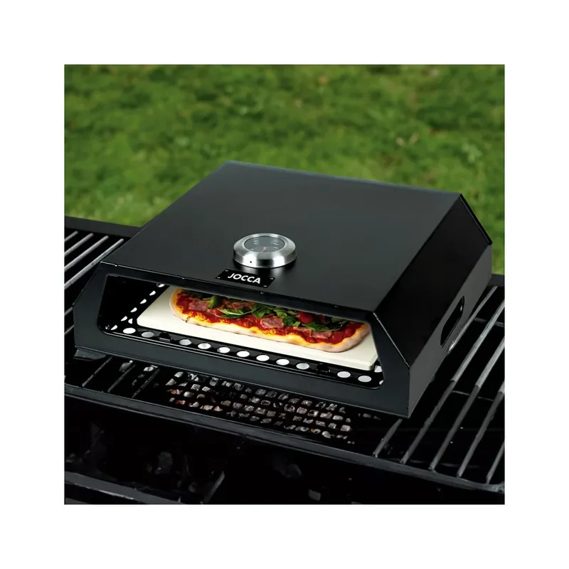 JOCCA 2373 inoxidabil oţel cuptor de pizza (kerti) pentru gratare 42x35x13cm Disponibil imediat