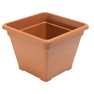 FLAIR Sydney pătrat ghiveci 30x30 cm teracota Discount