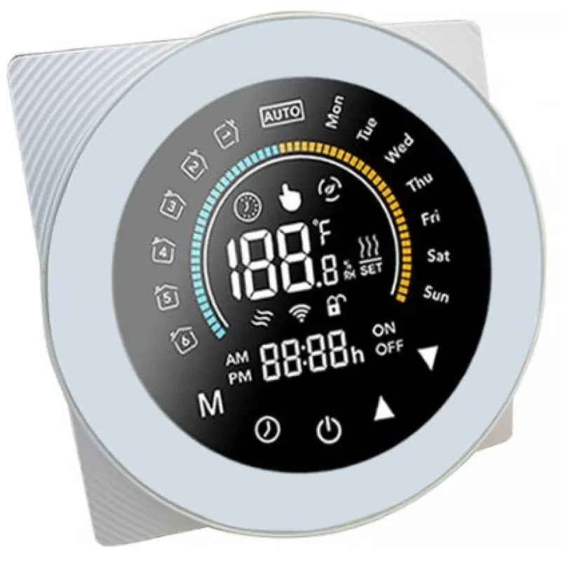 Noutate SMARTWISE SMW-TER-BW-COL WiFi-s inteligent termostat COLOR B tip (16A) alb