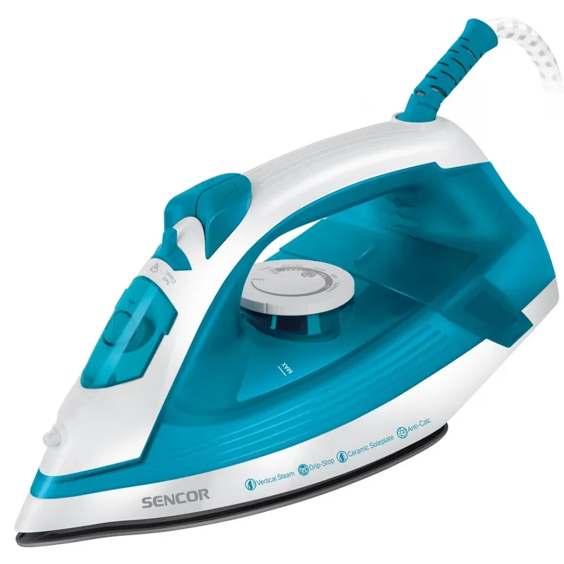 Cumpără online SENCOR SSI 2800BL Cu aburi fier de călcat 2000 W alb / albastru