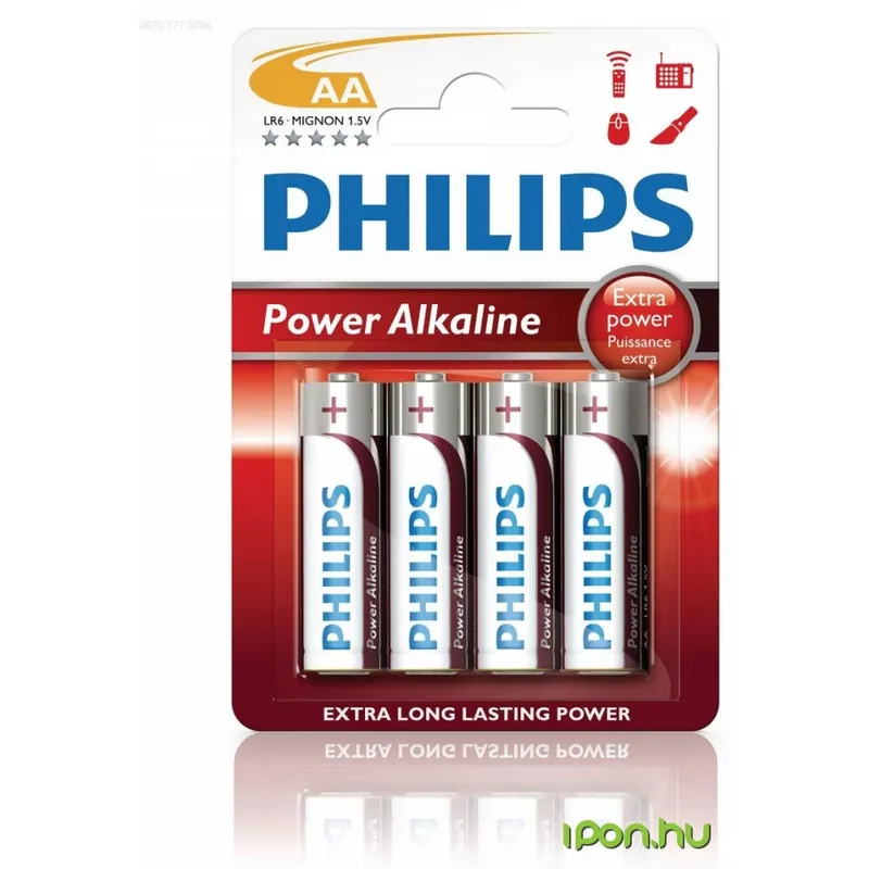 PHILIPS Power alcalin creion element (AA) 4buc Nu rata