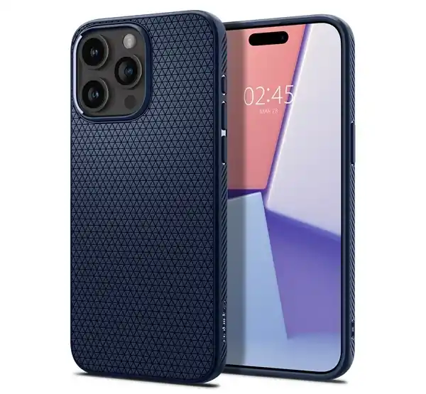 SPIGEN Liquid Air backplate iPhone 15 Pro albastru Cumpără acum