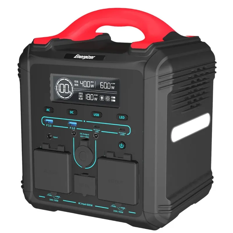 Cumpără online ENERGIZER PPS550W2F portabil electric generator 550Wh negru-roșu