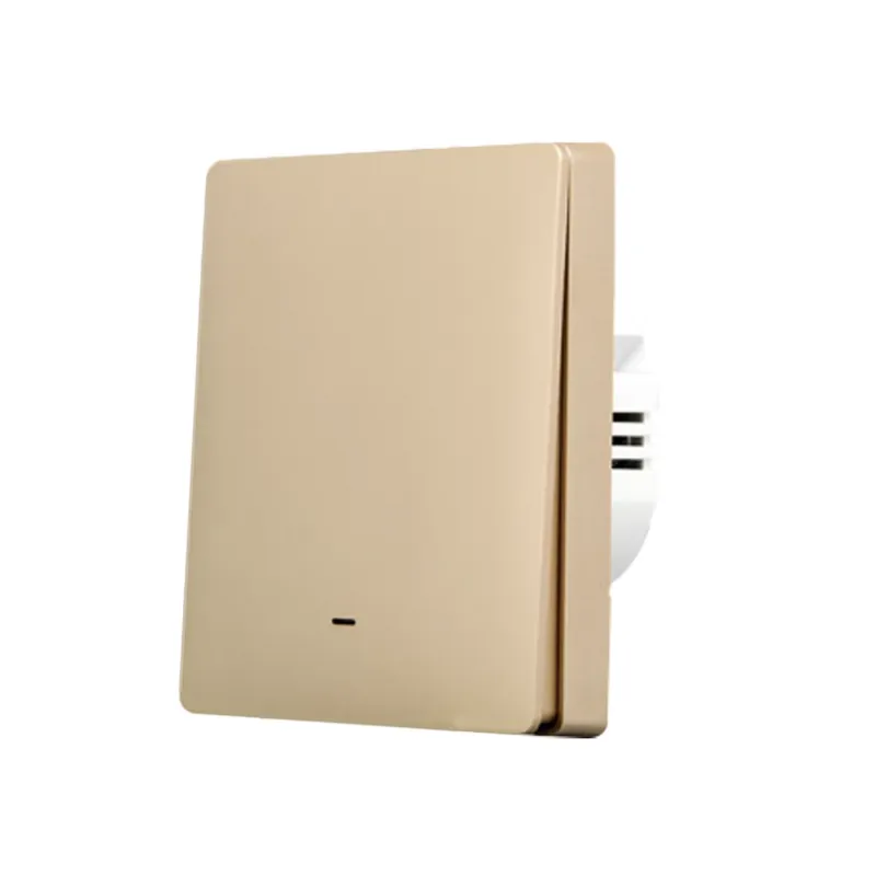 Calitate înaltă SMARTWISE SMW-BUN-B61-WIFIBT-GD B61 UNI Wi-Fi + eWeLink-Remote 1 circuit inteligent intrerupator aur