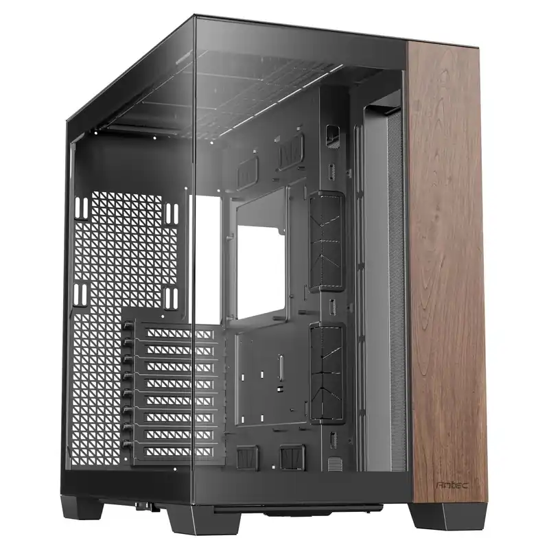 Livrare expres ANTEC C8 wood negru