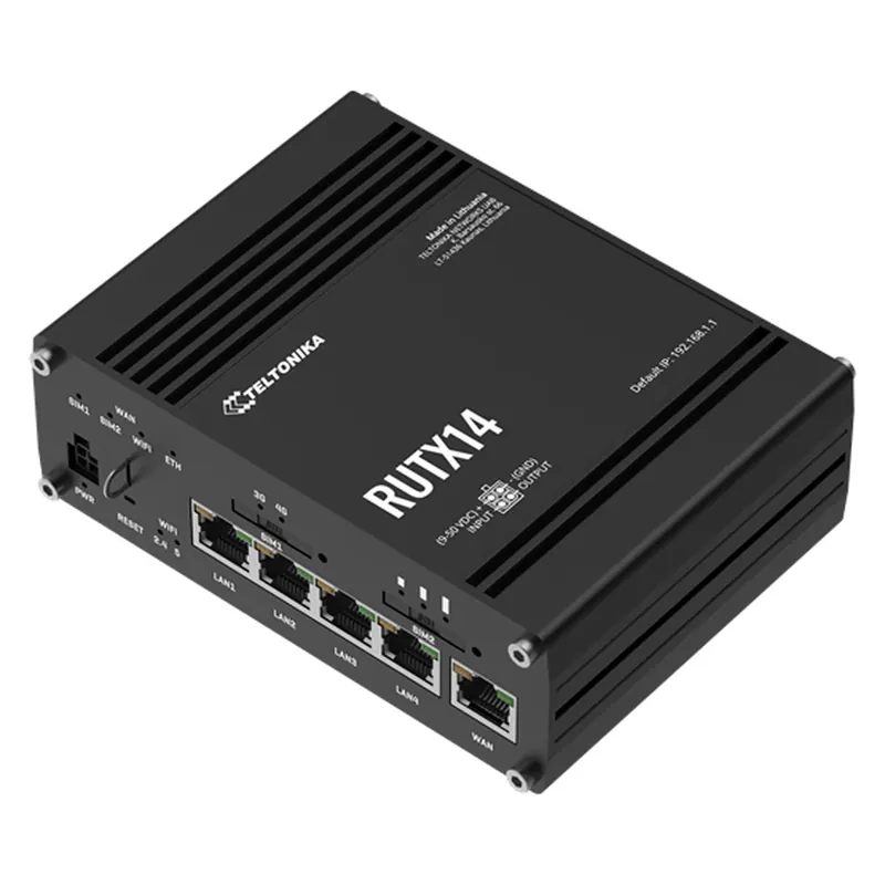 TELTONIKA RUTX14 LTE Cat12 Industrial Router Plată sigură