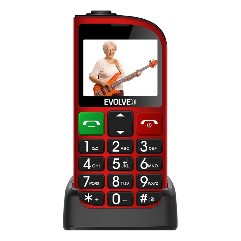 EVOLVEO EasyPhone FL EP-801 roșu Calitate înaltă