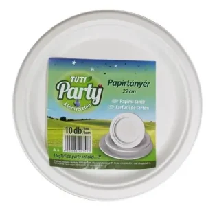 Chilipir TUTI Party Papírtányér rotund 22cm 10buc