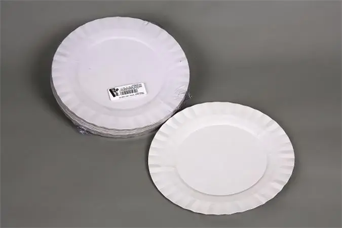 1020016311 Papírtányér rotund desert 19cm 50buc Alb Reduceri