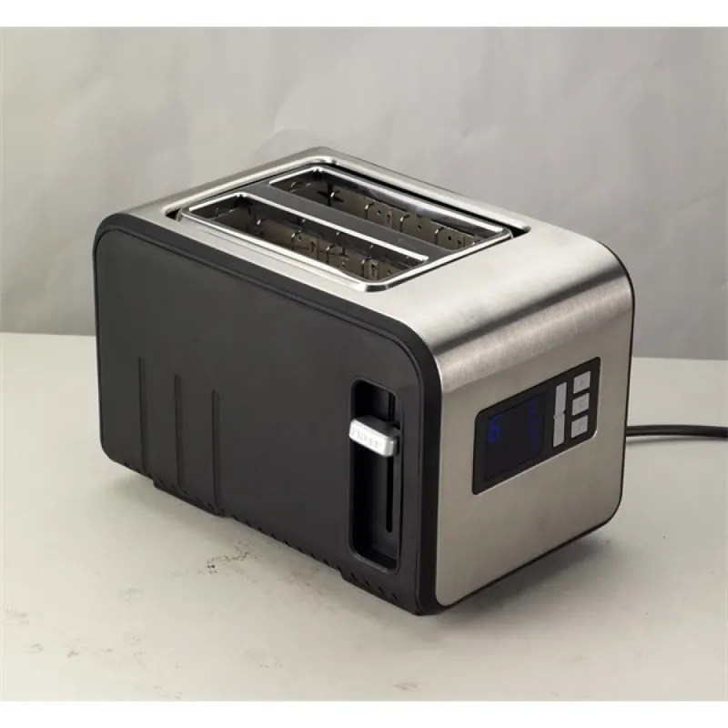 Cel mai vândut TOO TO-2SL105SS-800W prăjitor de pâine inox