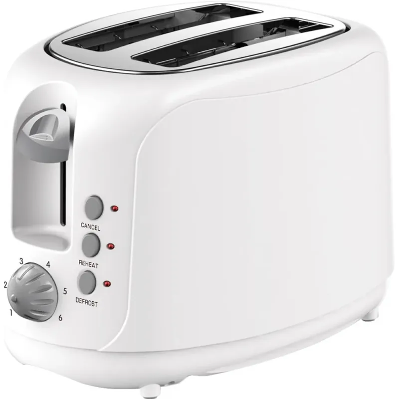 TOO TO-2SL-110-W prăjitor de pâine 2 felii 800 W alb Reducere