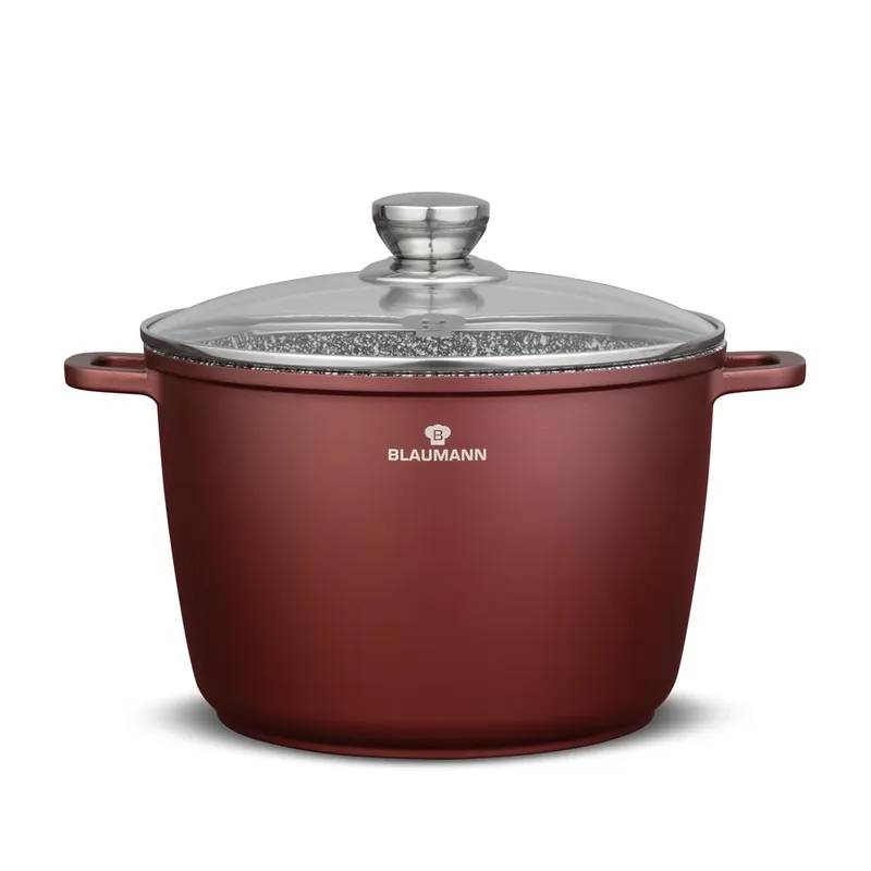Expediere rapidă BLAUMANN BL-4087 Cerastone Collection cratiță cu capac 6.2L 24cm Bronz