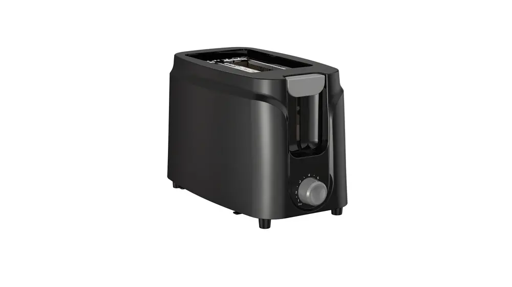 Ofertă limitată TOO TO-2SL-200-B EVA prăjitor de pâine 2 felii 800W Negru