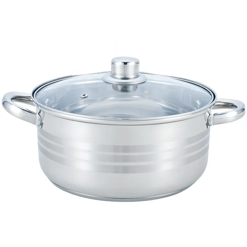 Ofertă specială TOO KT-217 oală cu capac bucătărie vas 5.5L 24cm