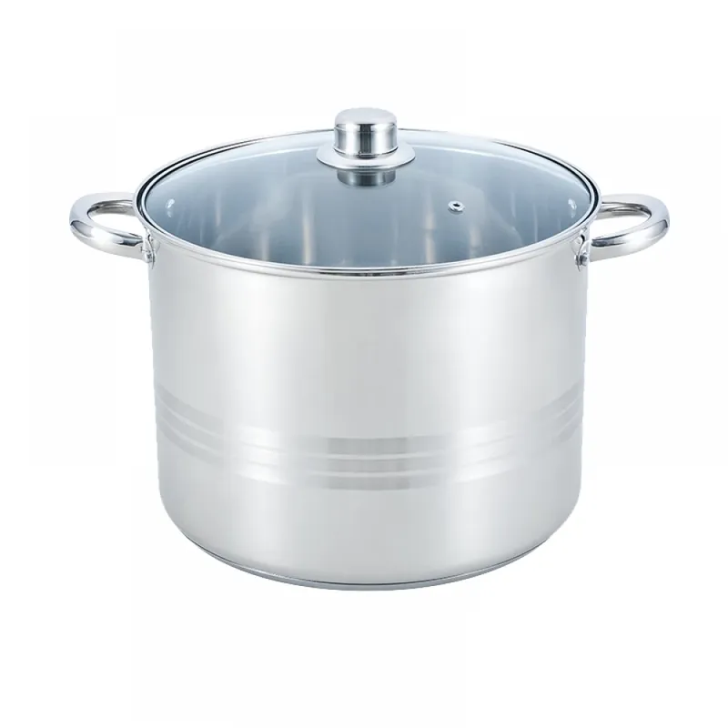Discount TOO KT-214 oală cu capac bucătărie vas 13L 28cm
