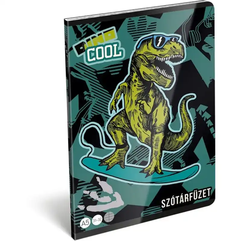 LIZZY CARD Dino Cool FSC A5 31-32 fixat dicţionar broșură Lichidare de stoc