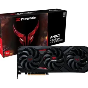 POWERCOLOR RX9070XT 16G-E/OC Radeon RX 9070 XT 16GB GDDR6 Red Devil PCIE Plată securizată